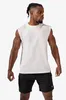 Débardeurs pour hommes Marque Plain Top Hommes Bodybuilding singulet Gym Stringer Chemise Sans Manches Blanc Fitness Vêtements Sportwear Muscle Vest 230426