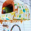 Bon varm fågelbo vinter hus skjul hytt hängande hängmatta bur tillbehör plysch gömställe för hamster liten husdjur papegoja s/m/l