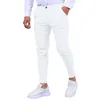 Pantalon pour homme avec anneau de taille, pantalon Long élégant, coupe cintrée, respirant, Style Business, tissu doux