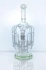 Tuyau de fumée de plate-forme pétrolière de collecteur de narguilé en verre de caractéristique étonnante avec le connecteur mâle de 14 mm de bol de 5 percs GB2919002766