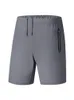 Mäns shorts plus size Summer Shorts Quick Dry Ice Silk Sporting Breeches 8xl 6xl Big Grey Black Nylon Spandex Short Pants Men's Clothing 230427