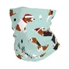 Foulards de Noël Beagles mignon chien Bandana cou couverture imprimé cagoules écharpe chaude chapeaux de pêche pour hommes femmes adultes toutes saisons