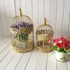 Nests Modern Iron Metal Bird Cage Small Medium Set Bird Cage Decorative Ornaments Window Wedding Decoration Bird Cage