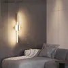 Wall Lamps Modern Simple Led Wall Lamp Strip Light 71CM 18W 110V 220V Bedroom Bedside Living Room Background Decoration Hotel Engineering Q231127