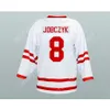 Personalizado WIESLAW JOBCZYK EQUIPO POLSKA POLONIA HOCKEY JERSEY NUEVO Top cosido S-M-L-XL-XXL-3XL-4XL-5XL-6XL