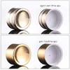 15g Amber Eye Cream Jar Bottle Empty Glass Lip Balm Container Cosmetic Sample Jars with Gold Cap Cwdqk