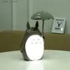 Night Lights Creative Night Lights LED Cartoon Totoro Shape Lamps USB Rechargeable Reading Table Desk Lamps for Kids Gift Home Decor Novelty YQ231127
