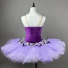 Сценическая одежда, профессиональная балетная пачка, фиолетовые, белые балетки «Лебединое озеро», для взрослых женщин, танцевальный костюм для выступлений