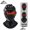 Motorradhelme Winter Winddichte Gesichtsmaske Atmungsaktive Ohrhalswärmer für Outdoor-Aktivitäten Moto Reiten Clava Motorrad Ski Drop D Otw2D