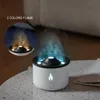 Humidifiers 360ml Air Humidifier Volcanic Flame Aromas Oil Diffuser for Home Bedroom Office Drop 230427