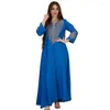 Casual klänningar Elegant afrikan för kvinnor Muslimska mode Abaya Dashiki Spring Maxi Dress Ladies Traditionella kläder Fairy