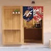 Rideau Japonais Court Noren Fanion Demi Rideaux Cuisine Sushi Restaurant Triangle Drapeau Partition Porte Suspendue