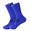 Chaussettes de sport hommes et femmes chaussettes de Football chaussettes de sport anti-dérapant Silicone bas Football basket-ball Grip chaussettes 231124