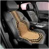 Housses de siège de voiture Coussin Ers Coussin Carseat Mobiles Bois Coussin de massage perlé Fournitures d'été en bois Cool Drop Livraison Motos Intérieur Dhmdy