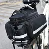 Panniers väskor cykelväska mtb cykel rack väska stam pannier cykling multifunktionell stor kapacitet resväska med regntäck 231124