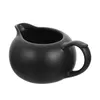 Dinnerware Sets Ceramic Milk Jug Handle Creamer Leaky Cup Small Gravy Boat Container Ceramics Syrup Pitcher Dispenser
