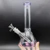 10 tum tung vattenpipa glas bong vatten rör rökande bong bubbler percolator + skål