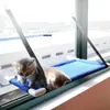 猫の窓のためのマット通気性ハンモックパーチベッド冷却吸引カップシートキャットシェルフ猫用ハンモックベッド