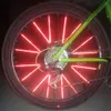 Lumières de vélo 12pc jante de roue de vélo pince à rayons nuit sécurité voyant d'avertissement vélo bande réfléchissante réfléchissante vtt vélo accessoires de cyclisme P230427