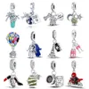 925 charm beads accessories fit pandora charms jewelry Beads High Quality Jewelry Gift Wholesale Inlaid Zircon