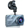 CAR DVR A10 4 tum HD 1080p Dual Lens Video Recorder Dash Cam Smart G-Sensor Bakkamera 170 graders bred vinkel Tra Upplösning Drop D DHCVH