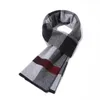 スカーフ高品質純粋な100％ウールの男性スカーフソフトウォームマフラーオスの秋の冬のショールビジネススカーフクリスギフトボーイ231127