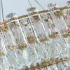 Ljuskronor ledde transparent kristallkronkrona modern ljus lyxbelysning 2023 glans vardagsrum dekorativ