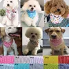 Collars 500 Sztuk/Partia Christmas Dog Pypy Pet Bandana Collar Cottonnany Pet Tie Grooming Products CL9