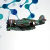 Decorations Fish Tank Resin Craft Plane Artificial Plane Wreckage Decor Aquarium Landscape Ornament