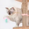 Toys Aumuca Interactive Cat Feather Toys Kitten Toys For Inhoor Cats Cat Teaser Wand As Gifts Cat Wand Toy Att ha rolig träning