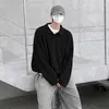 Herrtröjor Toppklass Fashion Brand College Knitwear Pullover Turn-Down Collar Mens Jumpers Stickade Casual Clothes B111