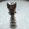 6 Arada 1 Evrensel Domeless Titanyum Tırnak Titanyum Gr2 Tırnaklar 10mm 14mm 18mm Cam Bong Su Borusu 6 arada Titanyum Dab Tırnak Dab Rig LL