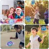 Neuheit Spiele Flying Orb Ball Spielzeug für 360 ° rotierende Mini Spinner Magic Hand Hover Lights Kinder mit Adts Indoor Outdoor Boomerang Pink Amqxn