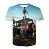 Men's T Shirts Game PUBG Fashion Playerunknown's Battlegrounds Men T-shirt Funny Summer Cool Shirt For Women Unisex Top