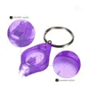 Party Favor LOGO Print 1100 Mini Keychain Light LED UV Torch Key Lamp Button Battery FlashlightsTorch Ultraviolet