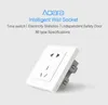 Epacket Aqara Smart Wall Socket Wireless Outlet Switch Light Control Zigbee Socket Work för Mijia Mi Home HomeKit4708040