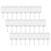 Bols 40pcs Cake Pops Shooter Forme ronde en plastique Jelly Ice Cream Dessert Push-up Conteneurs