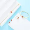 Necklace Earrings Set 2023 Apr Selling Accessories Wedding Jewelry For Women Color Clover Copper High Quality