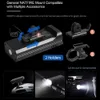 Bike Lights 10000mAh Bicycle Light 12LEDs Type-C Digital Battery Indicator USB Rechargeable Bike Light Set with 3 Holders 5000LM Flashlight P230427