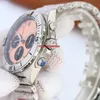 GF Factory Watches Chronomat 42mm Cronografo automatico Eta7750 Orologio da uomo Quadrante argento Bracciale in acciaio inossidabile Orologi da polso da uomo