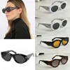 Ladies Fashion Round Frame Sunglasses Designer High Quality Color Changing Lenses Large Letter Legs UV400 Resistant Sunglasses with protect case PR 20ZS