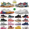 Triple s Clear Sole Casual Shoes Designer Men Women Old Dad Platform Sneakers Beige Green Yellow White Black Flou Shoe Fashion Luxury Bubble Bottom Crystal Trainers