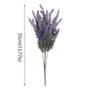 Fleurs décoratives Artificielle Lavande Bouquet En Plastique Violet Faux Plante Pour Mariage Décor À La Maison Bureau Jardin Patio Décorations