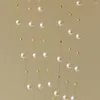 Collane con ciondolo Collana fatta a mano con perle di vetro in acciaio inossidabile Catena minimalista Moda donna Impermeabile placcatura in oro 18 carati Gioielli Femme