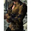 Camisas casuais masculinas S-5xl Moda Camisa masculina Profile de estilo de homem de manga longa Men de mangas compridas Blouses confortáveis ​​soltas de tamanho grande