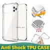 Transparent Shockproof TPU Bumper Cover TPU Clear Cases for Galaxy Note 20 S20 iPhone 14 13 12 11 PRO XR XS MAX Anti-knock Case Huawei P20 Lite