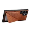 Capa de telefone magnética de grão de crocodilo para iPhone 15 Plus 14 13 12 11 Pro Max Samsung Galaxy S23 S24 Ultra S23FE Slots de cartão duplos de couro de jacaré com suporte de carteira
