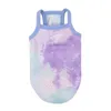 Vestuário para cães Pet Colete Roupas de verão Tie Dye Cachorrinho Respirável T-shirt Camisa para Cães Pequenos Médios Chihuahua Yorkshire