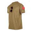 Мужские футболки, тактические футболки, мужские спортивные дышащие уличные футболки в стиле милитари, быстросохнущая рубашка с короткими рукавами, походная охотничья армейская боевая одежда