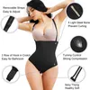 Womens Shapers Sexy Body Shapewear Thong Waist Trainer Corset Open Bust Shaper Seamless Invisible suit Slimming Belly Underwear Faja 230426